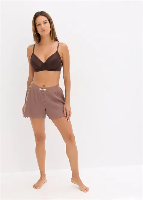 Bh met beugel met glanzend effect (set van 2), bonprix