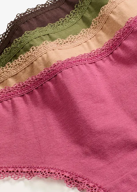 Brazilian slip ( set van 5) met katoen, bonprix
