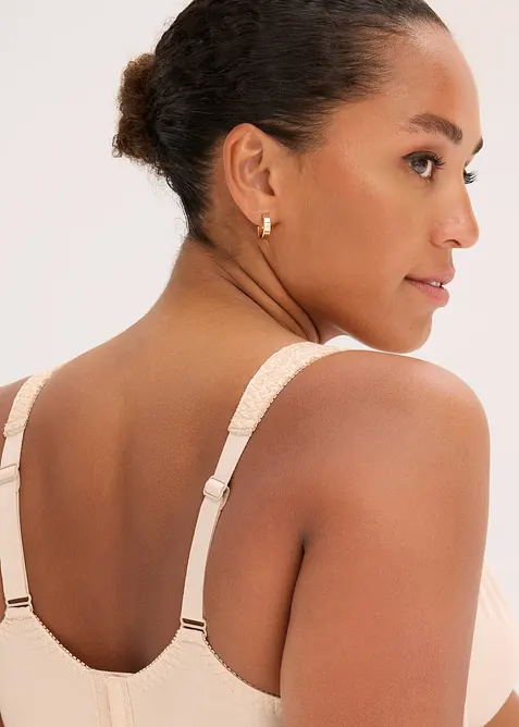 T-shirt bh met beugels en katoen (set van 2), bonprix