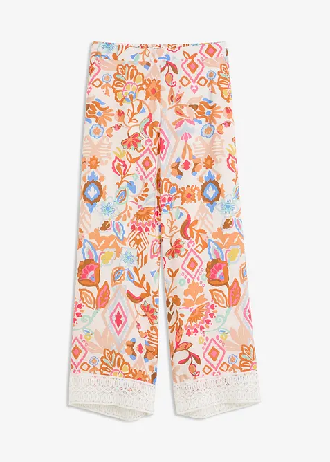 Broek met kant, bonprix