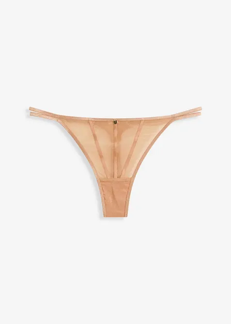 Tanga string van glanzend materiaal, bonprix