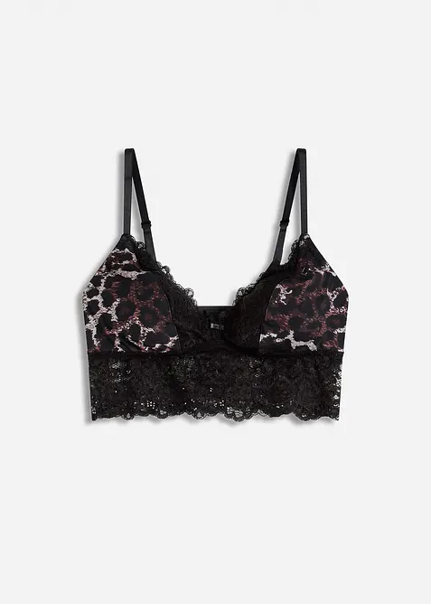 Triangel bralette met kant, bonprix