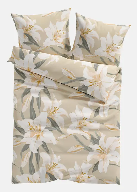 Dekbedovertrek met bloemenprint, bonprix