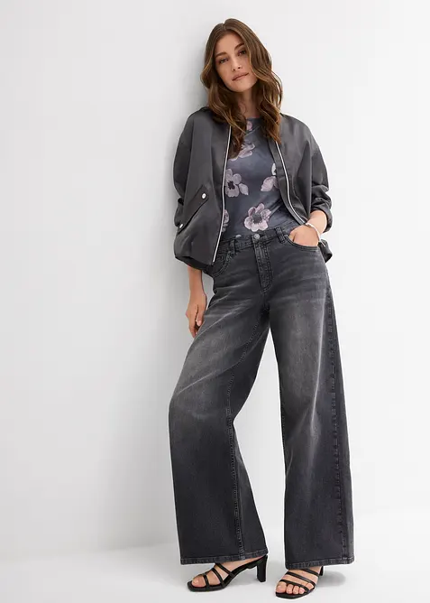 Shirt in een zachte viscosemix, bonprix