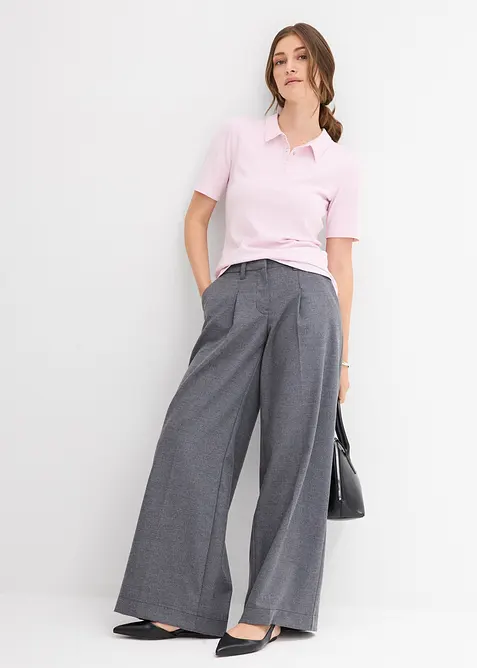 Poloshirt in een viscosemix, bonprix