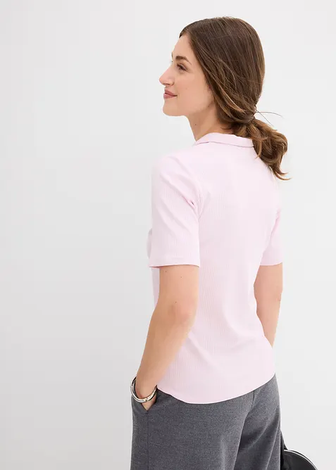 Poloshirt in een viscosemix, bonprix