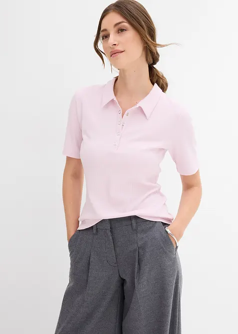 Poloshirt in een viscosemix, bonprix
