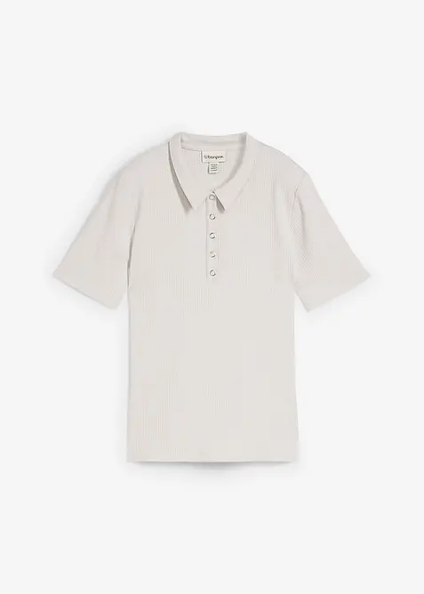 Poloshirt in een viscosemix, bonprix