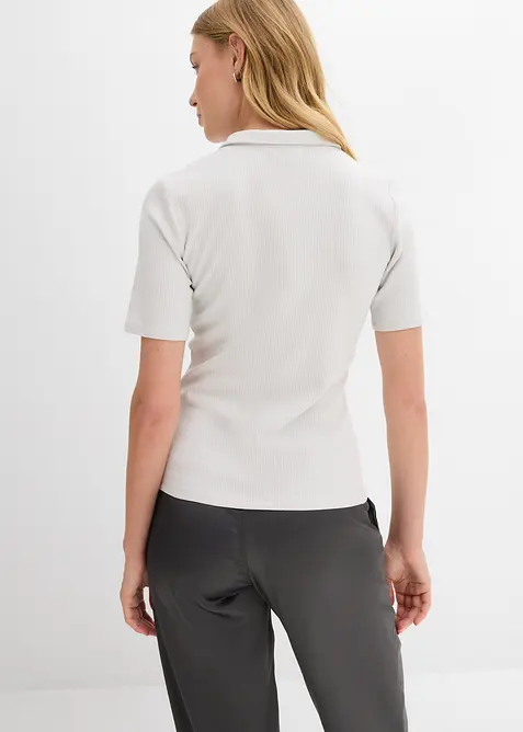 Poloshirt in een viscosemix, bonprix