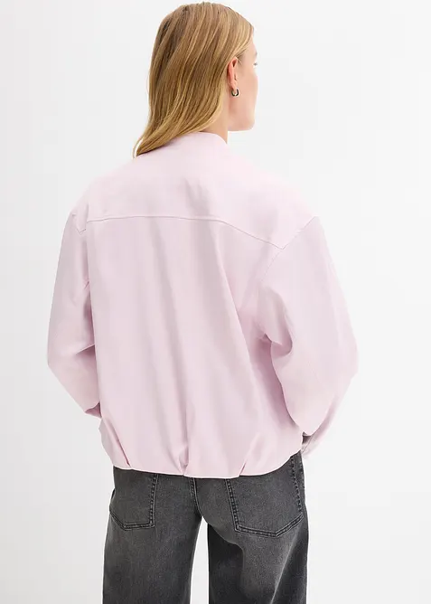 Bomber van glanzende viscosemix, bonprix