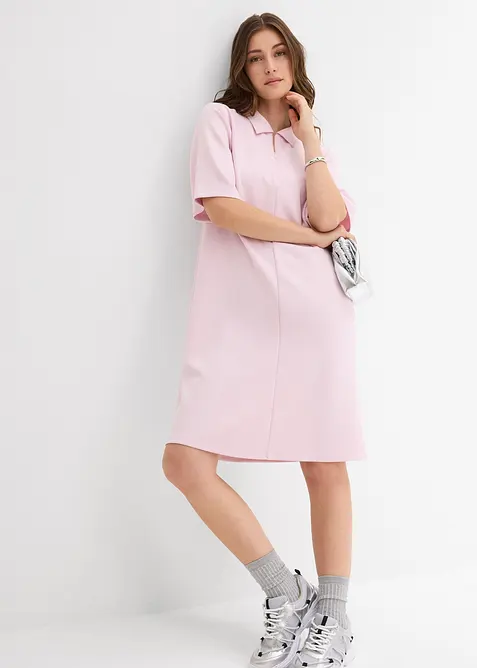 Polojurk van zachte scuba, bonprix