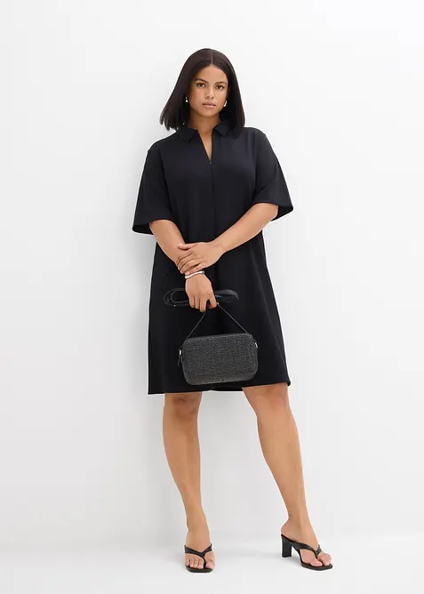 Polojurk van zachte scuba, bonprix