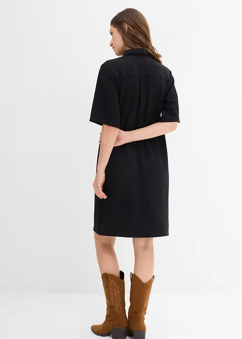 Polojurk van zachte scuba, bonprix