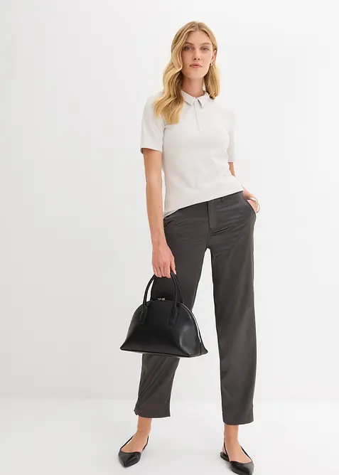 Barrelbroek van soepel satijn, bonprix