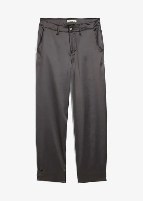 Barrelbroek van soepel satijn, bonprix