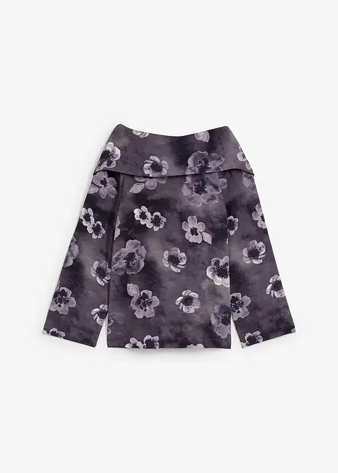 Blouse van gestructureerde crêpe, bonprix