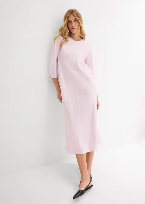 Midi-jurk van glanzend satijn, bonprix