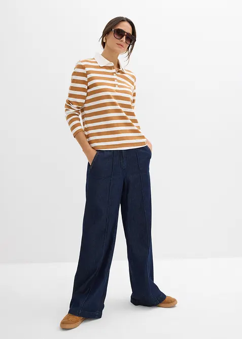 Poloshirt van zwaar biologisch katoen, bonprix