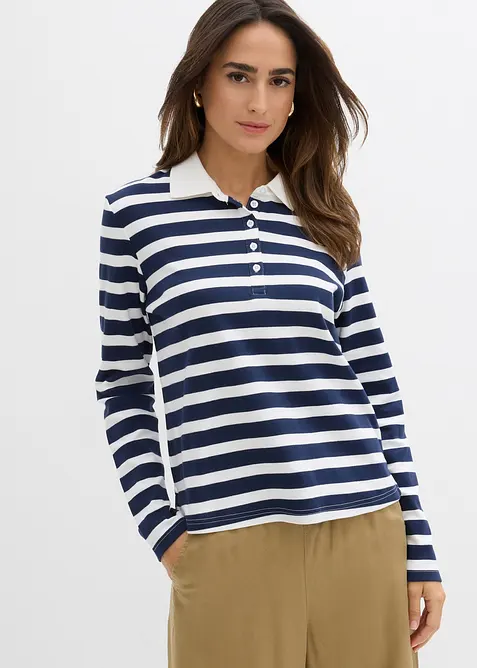 Poloshirt van zwaar biologisch katoen, bonprix
