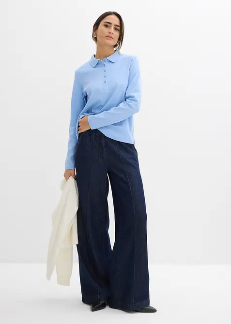 Poloshirt van zwaar biologisch katoen, bonprix