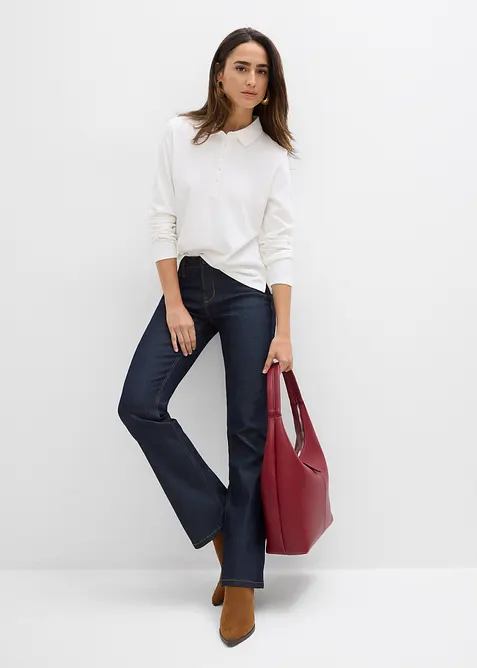 Poloshirt van zwaar biologisch katoen, bonprix