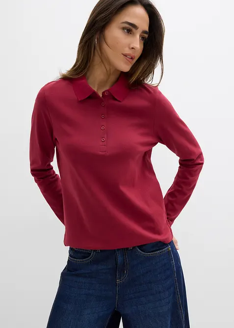 Poloshirt van zwaar biologisch katoen, bonprix