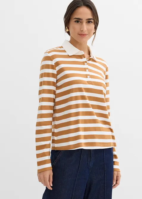 Poloshirt van zwaar biologisch katoen, bonprix