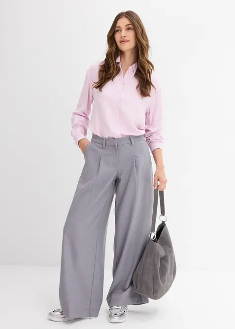 Overhemdblouse van zachte viscose, bonprix