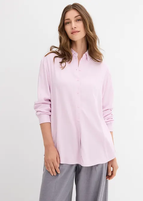 Overhemdblouse van zachte viscose, bonprix