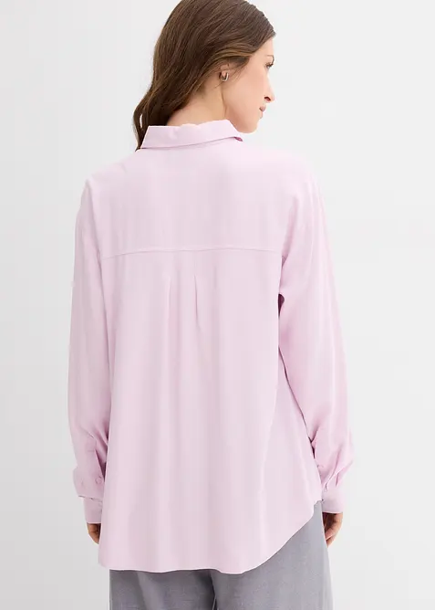 Overhemdblouse van zachte viscose, bonprix