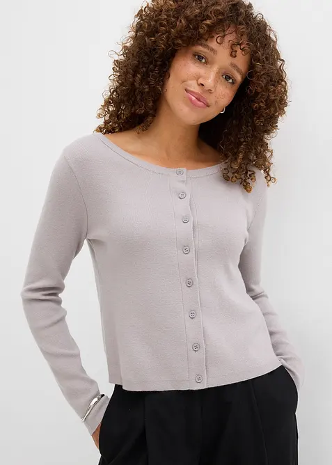 Fijngebreid vest, bonprix