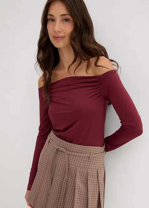 Carmen-shirt van lichte jersey, bonprix