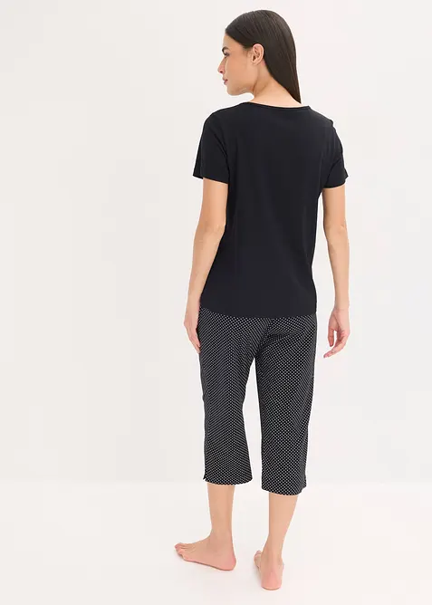 Capri pyjama van biologisch katoen, bonprix