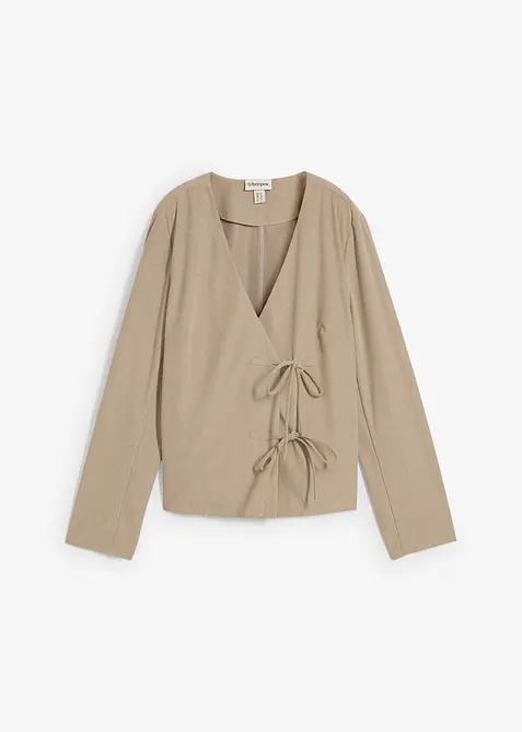 Blouse in een fijne ribstructuur, bonprix