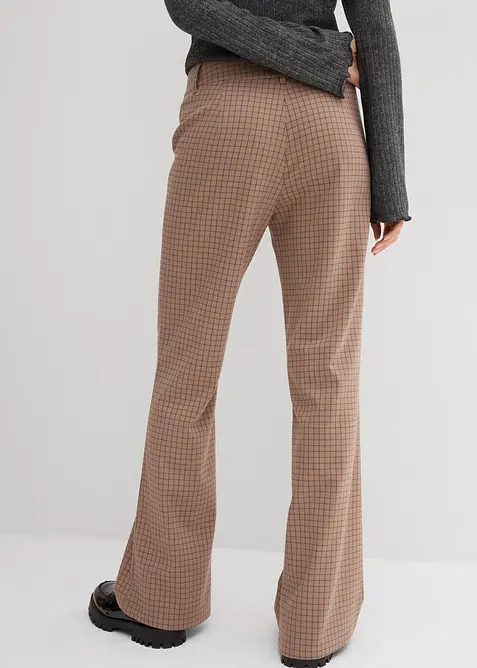Flared broek met hoge taille, bonprix