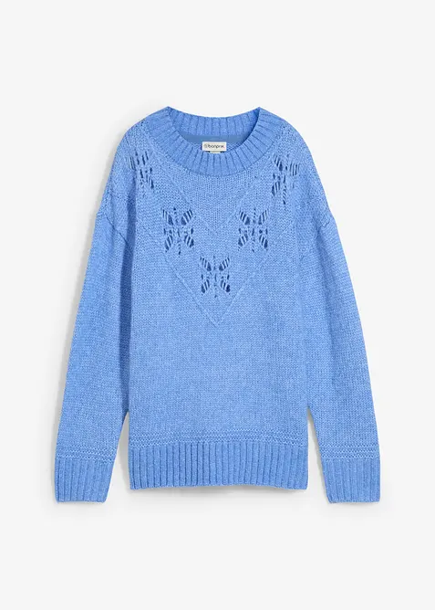 Grof gebreide trui van zachte wolmix, bonprix