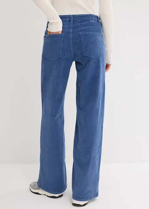 Corduroy broek van elastisch katoenmix, bonprix