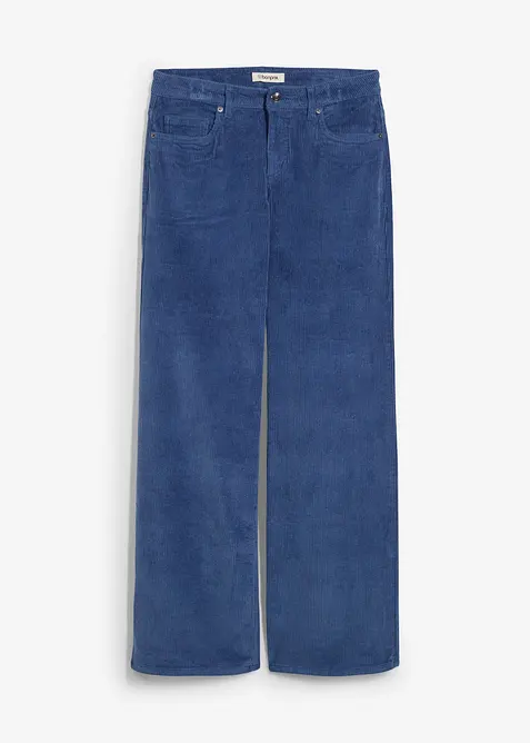 Corduroy broek van elastisch katoenmix, bonprix