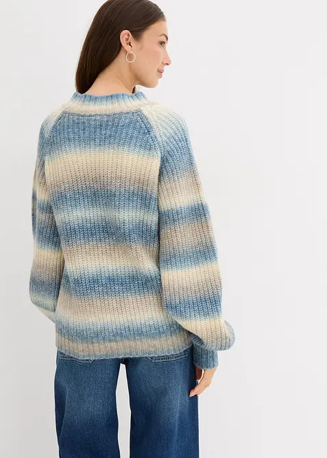 Grof gebreide trui van zachte wolmix, bonprix