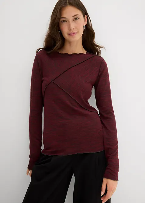Longsleeve in een zachte viscosemix, bonprix