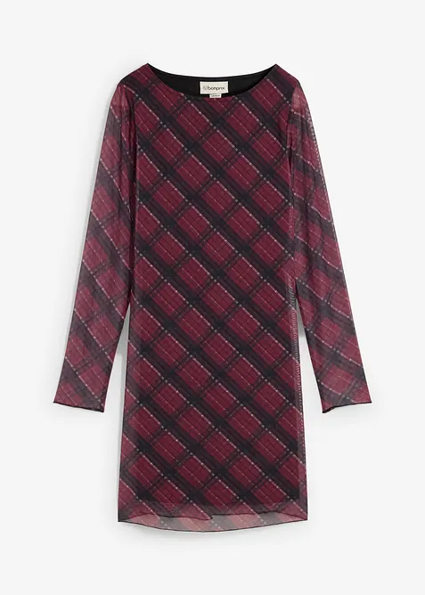 Mini jurk van fijn mesh, bonprix