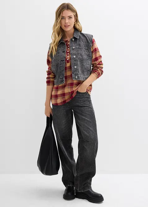 Tuniek van flanel, bonprix