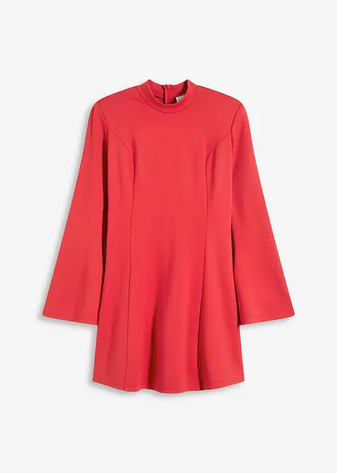 Mini jurk in A-lijn en trompetmouwen, bonprix