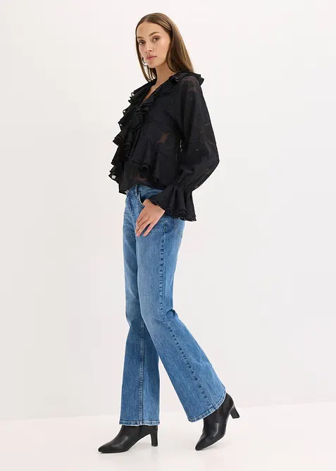 Licht transparante chiffonblouse, bonprix