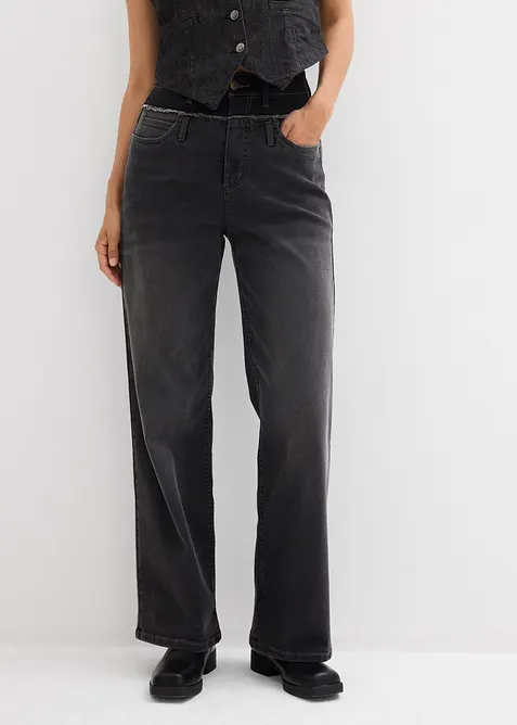 Straight jeans high waist, bonprix