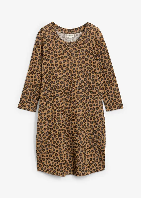 Kortes shirtjurk in een gebreide look, bonprix