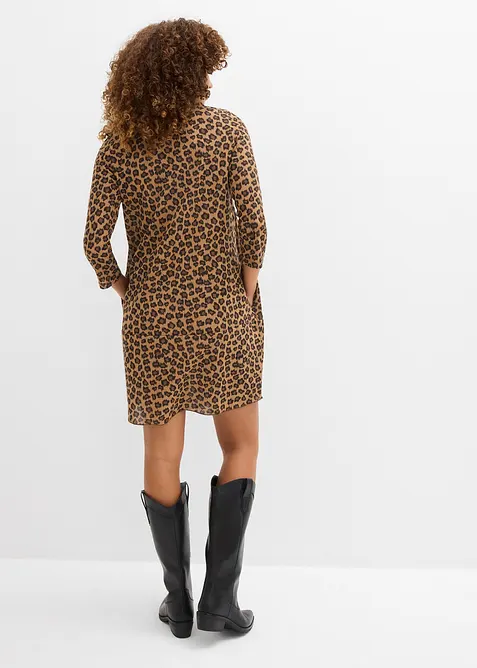 Kortes shirtjurk in een gebreide look, bonprix