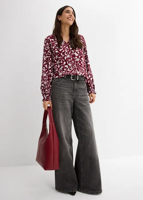 Tuniekblouse van soepele viscose, bonprix