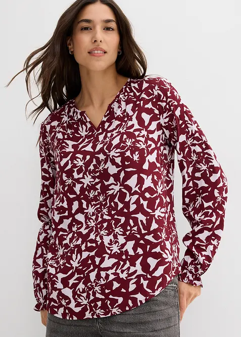 Tuniekblouse van soepele viscose, bonprix