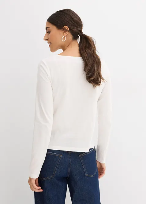 Longsleeve van puur katoen, bonprix